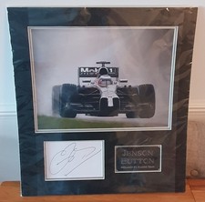 Jenson button signed picture - jenson,