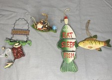 Lot of 4 Fishing Theme Holiday