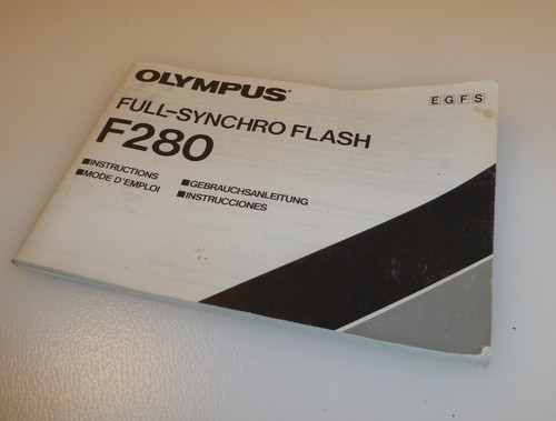 Olympus f280 flashgun - olympus,