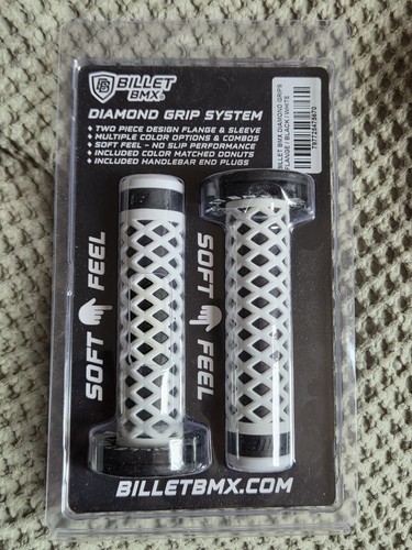 Billet bmx ultra grips diamond - bmx,
