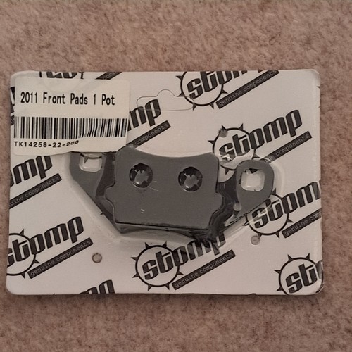 Stomp ss120 front brake pads - front,