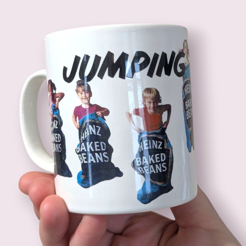 Heinz mug baked beans - beans, "jumping
