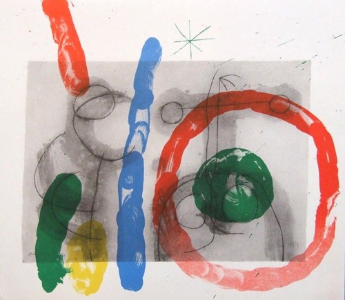 Joan miro mounted original - joan,