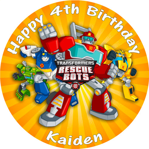 Transformers rescue bots cake - rescue,