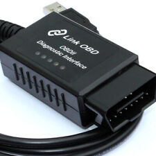 For FIAT USB Modified ELM 327 Diagnostic OBD lead Works With MultiEcuScan V4.8