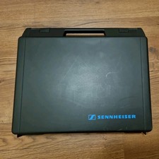 Sennheiser Black Plastic Hard Shell Carry Case, Foam. Complete System. Mint