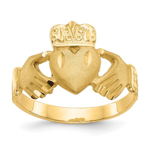 10k yellow gold - yellow, polished