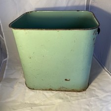 vintage 1930s enamel bread bin
