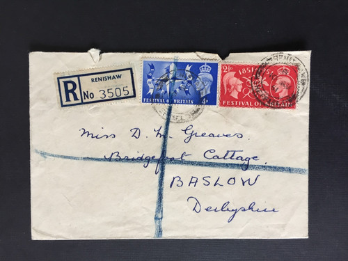 1951 renishaw registered - gb,