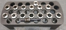 5C Collets 14 pcs. with rack