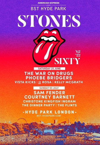 Rolling stones sixty - stones, tour