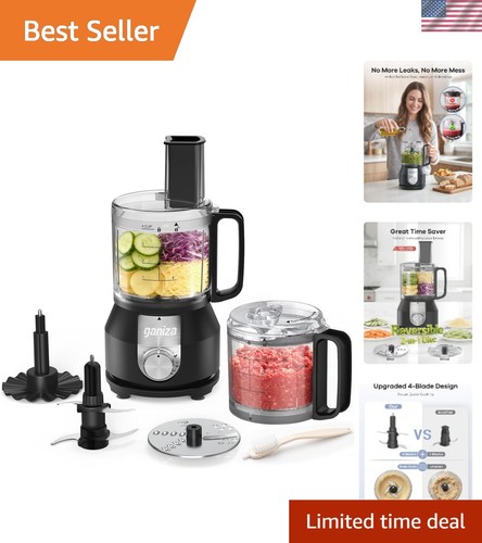 Food processor with - 4-in-1,