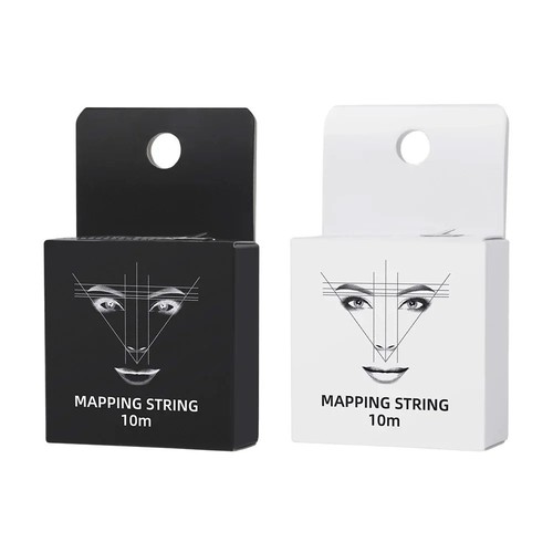 White eyebrow mapping - white,
