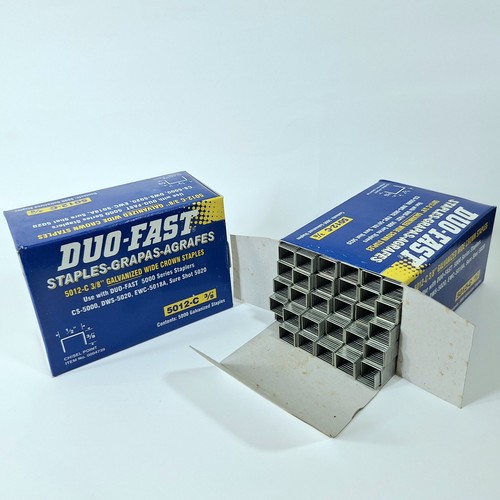 Duo fast staples 5012 - duo, 3/8”