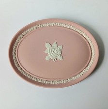 Wedgwood Pink Jasperware Oval