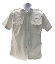 Ex Police Female White Shirt Epaulettes Uniform Formal Security Occasion Used