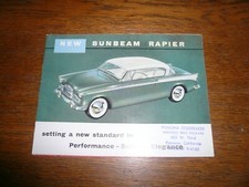 Sunbeam Rapier Sales Brochure