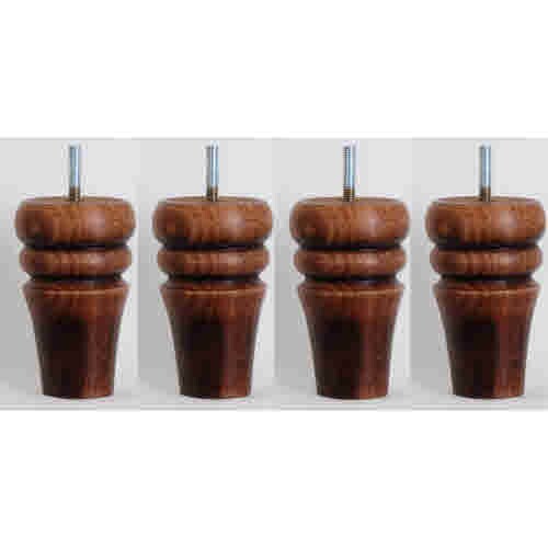 Beech furniture feet - beech, 111mm