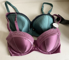 M&S AUTOGRAPH ROSIE FOR AUTOGRAPH SILK LACE PADDED BALCONY BRA RRP £27.50
