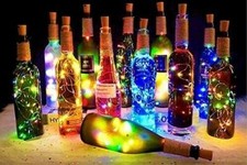 Bottle Lights Fairy String Wine Cork Shaped Wedding Party Christmas 2M 20 LED UK