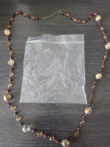 Gold tone ball bead chain - gold,