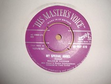 MALCOLM VAUGHAN,  MY SPECIAL ANGEL,  HMV RECORDS 1957 MINT UNPLAYED
