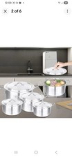 Aluminium 10pc casserole - aluminium,