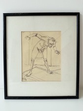 Vintage Framed Original Signed