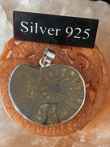 Large silver pendant with - pendant,