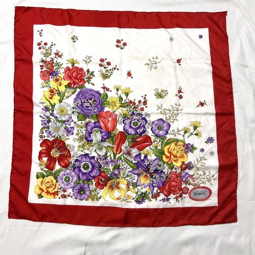 Gucci silk scarf floral - silk, 66