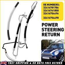 Set of 3 Power Steering pipes