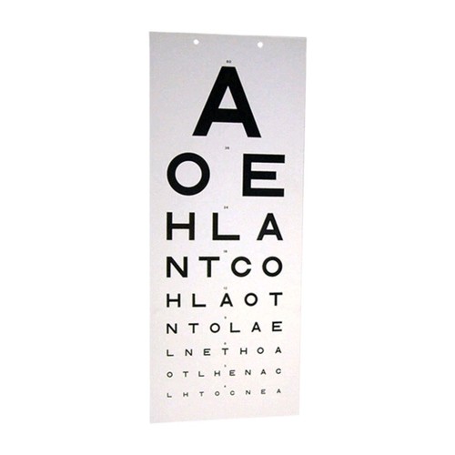 Opticians snellen eye - eye, test