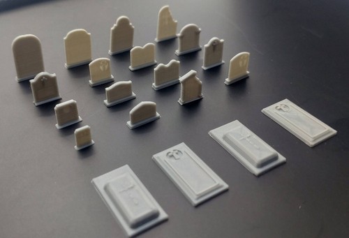 20x gauge 148 gravestones - gauge, 1:148