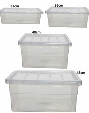 Clear Plastic Storage Boxes
