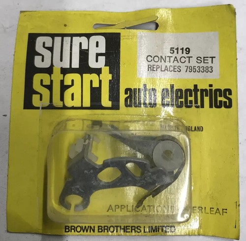 Nos contact breaker - contact, vauxhall