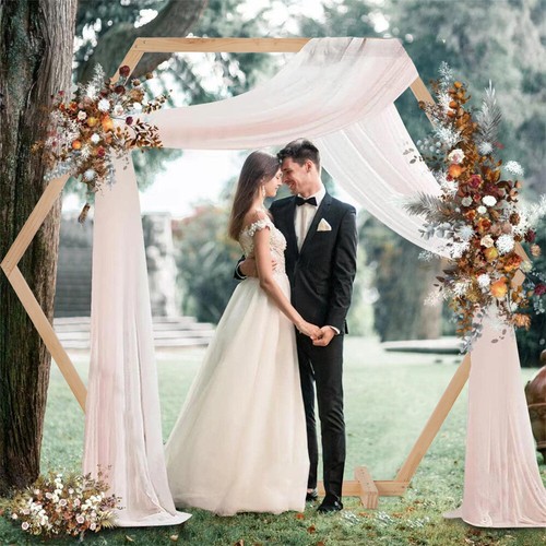 Wooden wedding arch 8ft - wooden,