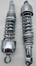 Bike It 325mm Eye To Eye Chrome Twin Shock Absorbers minor marks