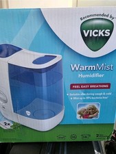 Vicks VH845E1 Warm Mist Humidifier - 3.8 Litre Tank - For Easy Breathing & Sleep