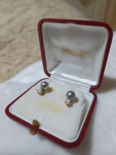 Majorica Black Pearl & CZ
