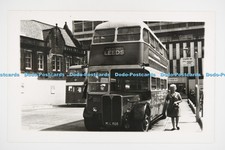 C027970 Bus. Leeds. Via Pudsey. MLL828. A. M. Witton. 42 Warwick Road. Mancheste