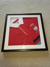 Wales International Rugby Shirt, Signed By Ewan Owen And 'Unsure'?