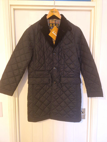 Barbour men black chester - black,