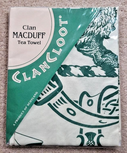 Macduff clancloot tea towel - clancloot, towel-