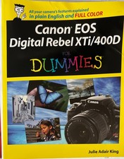 Canon EOS Digital Rebel XTi/400D For Dummies by King, Julie Adair Paperback The