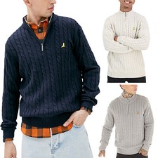 BRAVE SOUL Mens Cable Knit
