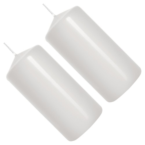 Pillar candles unscented - 2,