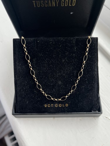 9ct gold chain necklace - chain,