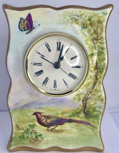 Vintage porcelain clock - vintage,