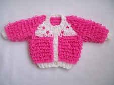 NEWBORN  BRIGHT PINK AND WHITE