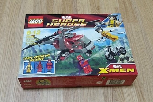 Lego marvel 6866 wolverine - lego,